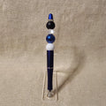 Blue and white